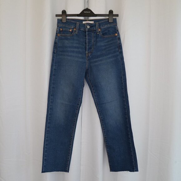 Levi's Wedgie Straight Jeans Sz 26 - Picture 2 of 8